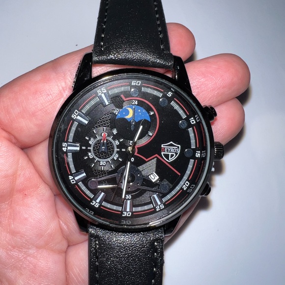 $7 BRACELET, NECKLACE AND WATCH SET. NEW. BLACK. $7 IF BUNDLED - Picture 11 of 16